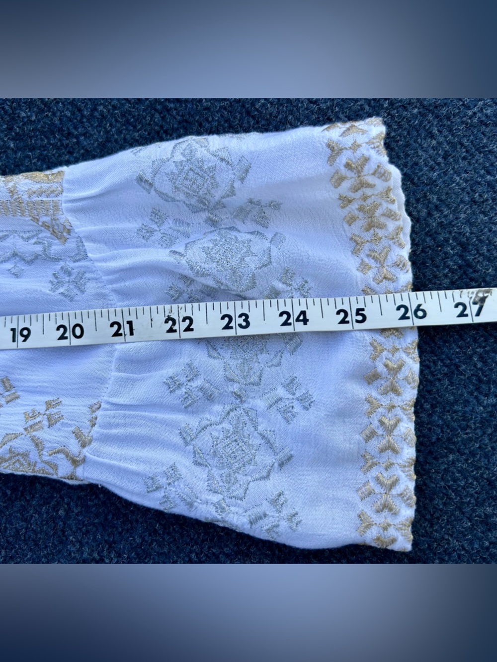 Hale Bob Lole White Embroidered Maxi Dress - Picture 12 of 16